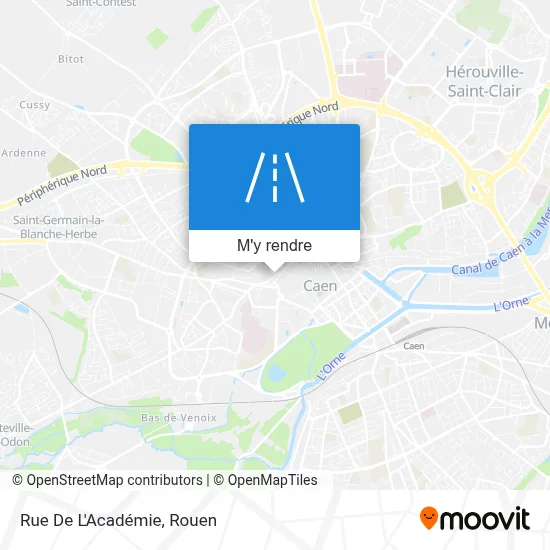 Rue De L'Académie plan