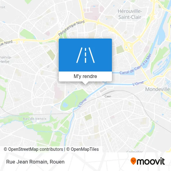 Rue Jean Romain plan