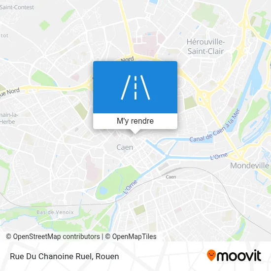 Rue Du Chanoine Ruel plan