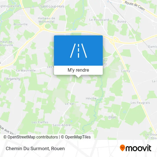Chemin Du Surmont plan