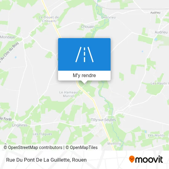 Rue Du Pont De La Guillette plan
