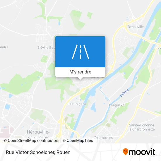 Rue Victor Schoelcher plan