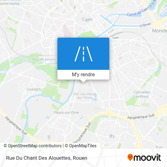 Rue Du Chant Des Alouettes plan