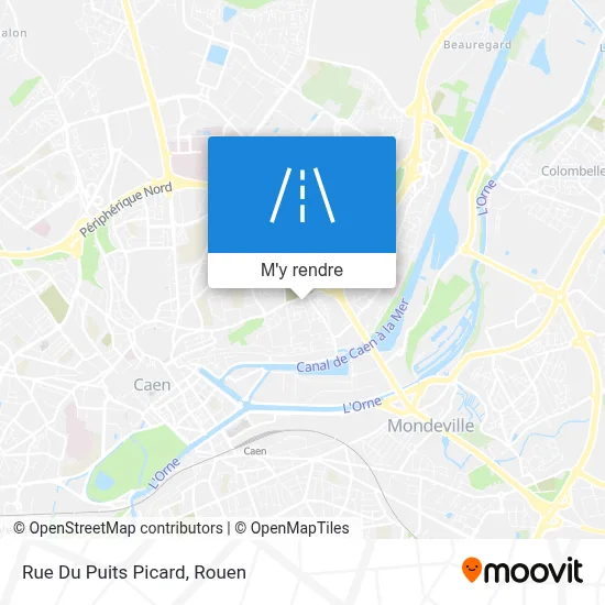 Rue Du Puits Picard plan