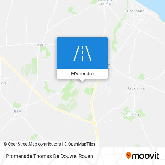 Promenade Thomas De Douvre plan