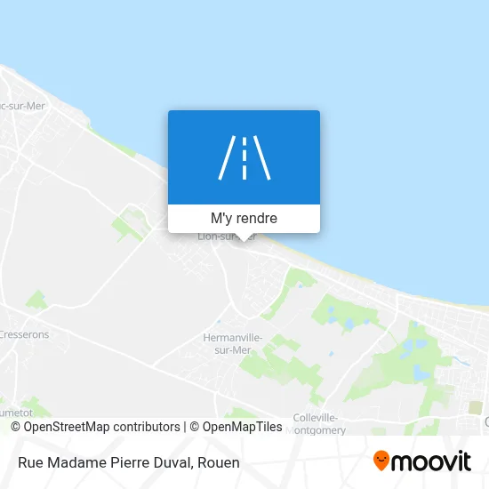 Rue Madame Pierre Duval plan
