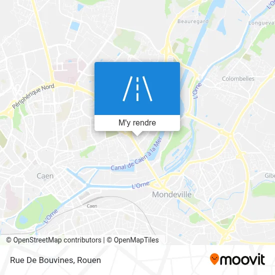 Rue De Bouvines plan