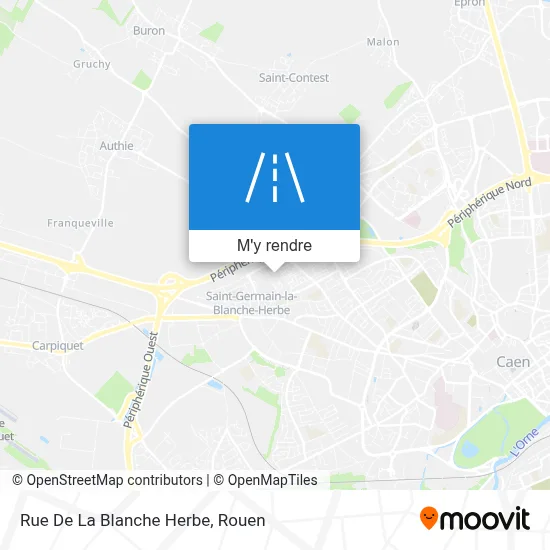Rue De La Blanche Herbe plan