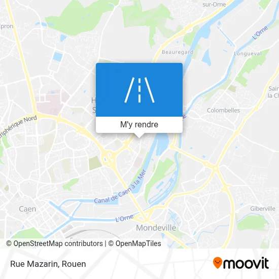 Rue Mazarin plan
