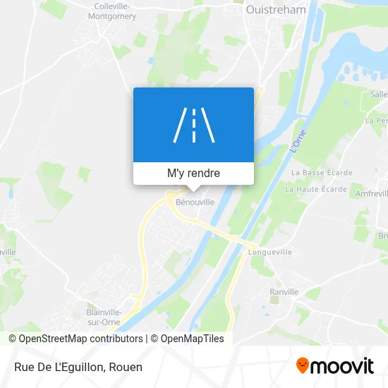 Rue De L'Eguillon plan