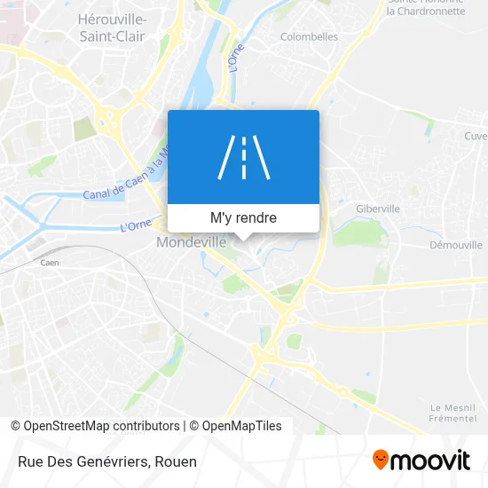Rue Des Genévriers plan