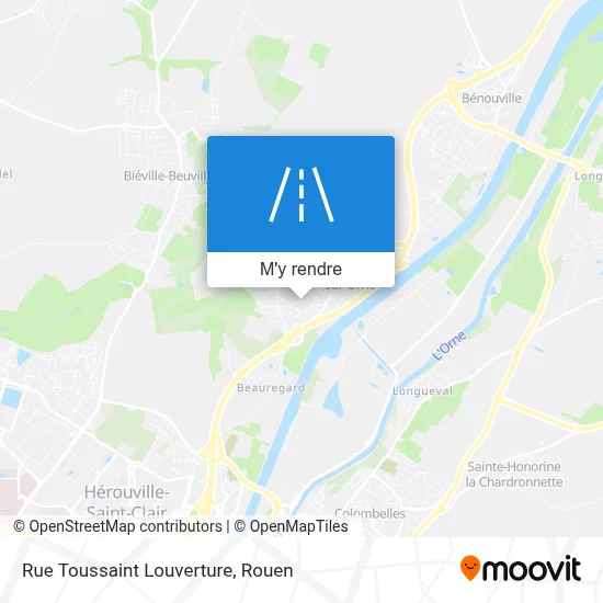 Rue Toussaint Louverture plan