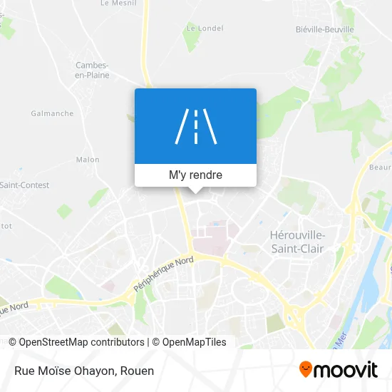 Rue Moïse Ohayon plan