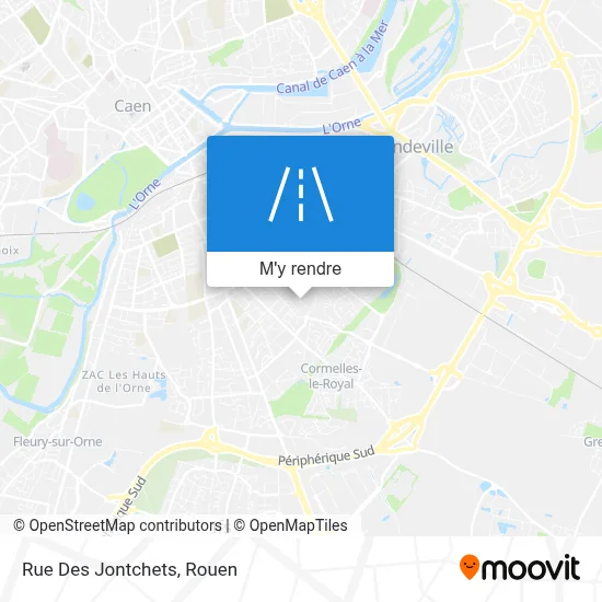 Rue Des Jontchets plan