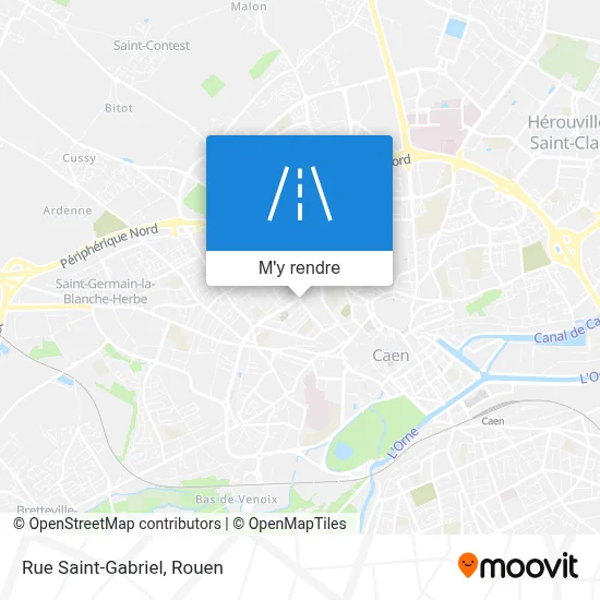 Rue Saint-Gabriel plan