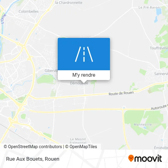 Rue Aux Bouets plan