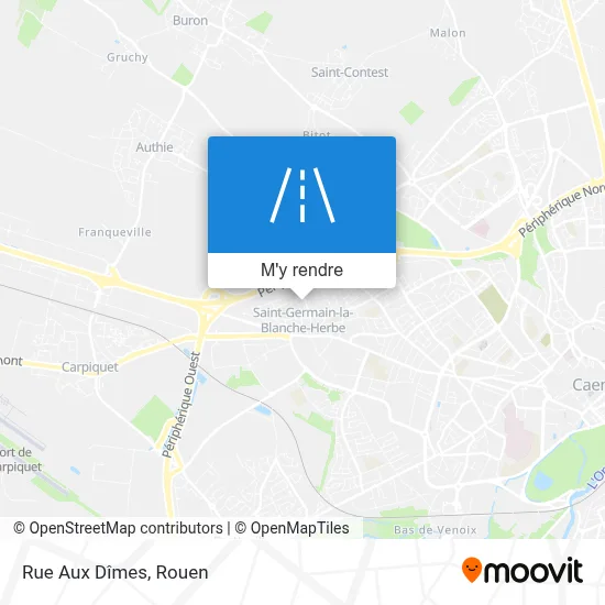 Rue Aux Dîmes plan