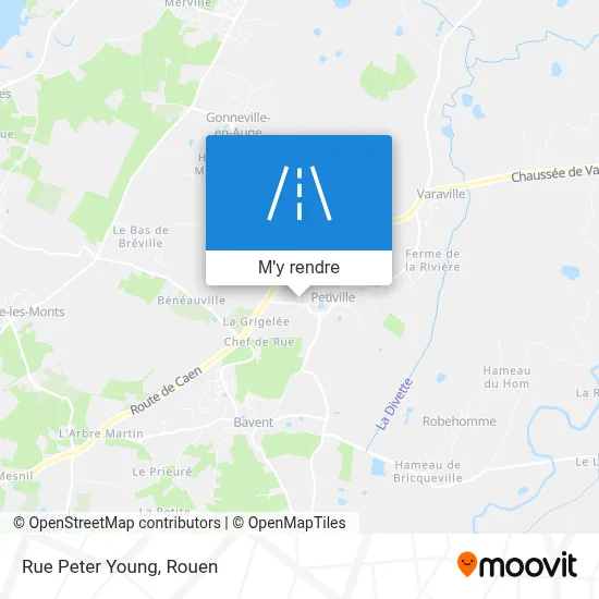 Rue Peter Young plan