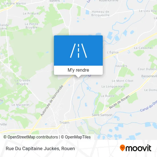 Rue Du Capitaine Juckes plan
