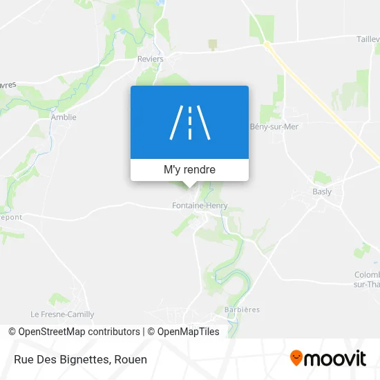 Rue Des Bignettes plan
