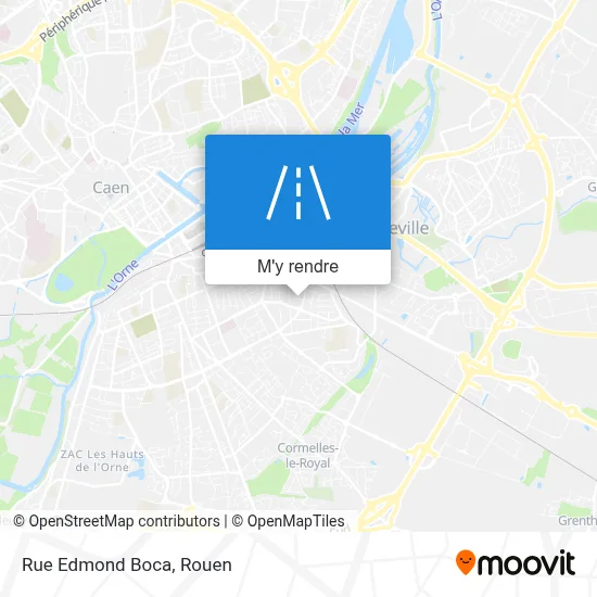 Rue Edmond Boca plan