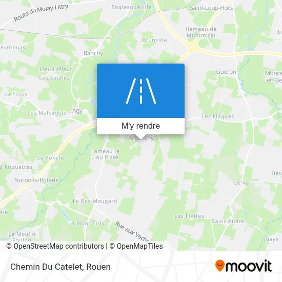 Chemin Du Catelet plan