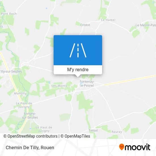 Chemin De Tilly plan