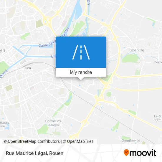 Rue Maurice Légal plan