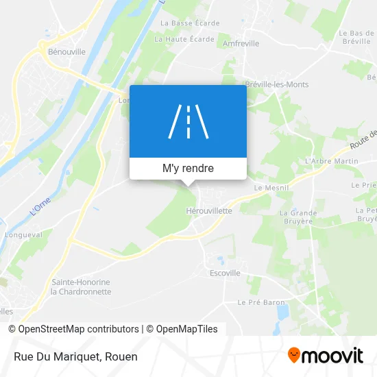 Rue Du Mariquet plan