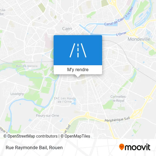 Rue Raymonde Bail plan