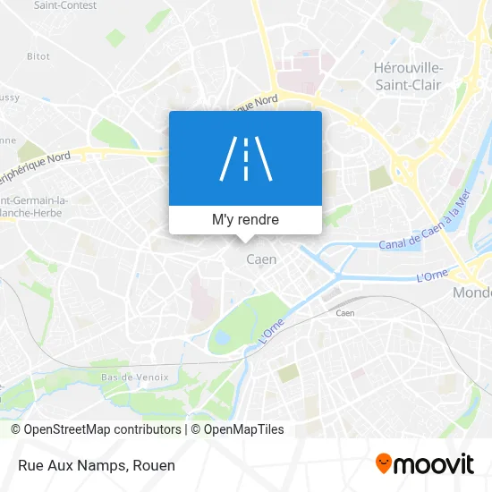 Rue Aux Namps plan