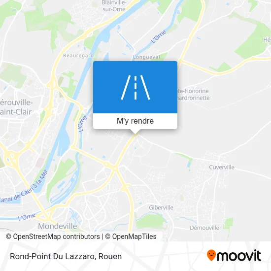 Rond-Point Du Lazzaro plan