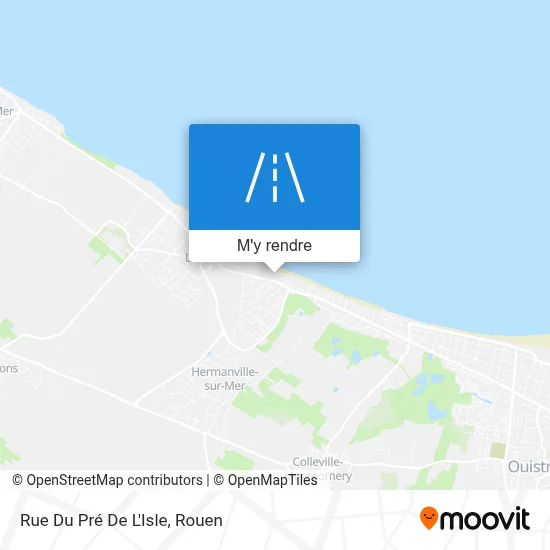 Rue Du Pré De L'Isle plan