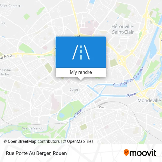 Rue Porte Au Berger plan