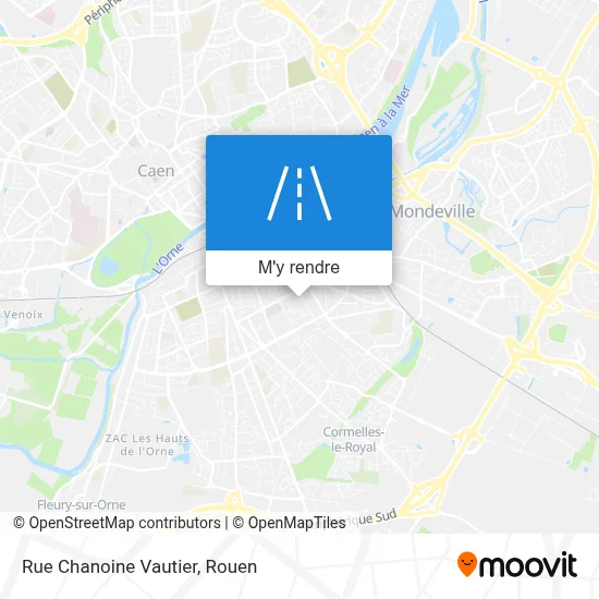 Rue Chanoine Vautier plan