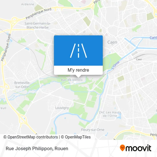 Rue Joseph Philippon plan