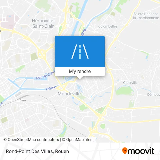 Rond-Point Des Villas plan