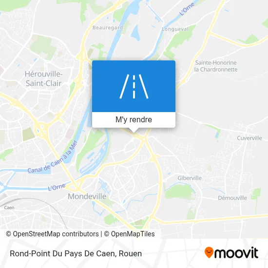 Rond-Point Du Pays De Caen plan