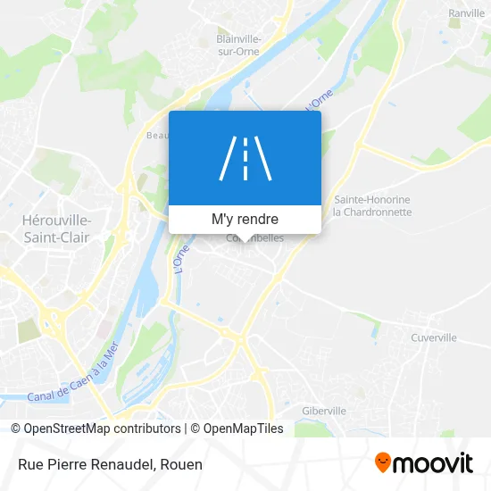 Rue Pierre Renaudel plan