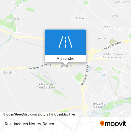 Rue Jacques Nourry plan