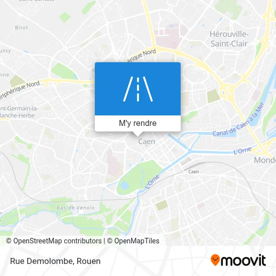 Rue Demolombe plan
