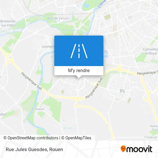 Rue Jules Guesdes plan