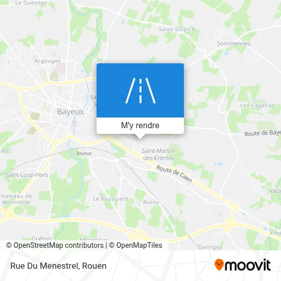 Rue Du Menestrel plan