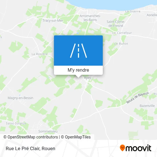 Rue Le Pré Clair plan