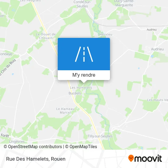 Rue Des Hamelets plan