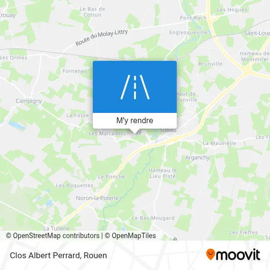 Clos Albert Perrard plan
