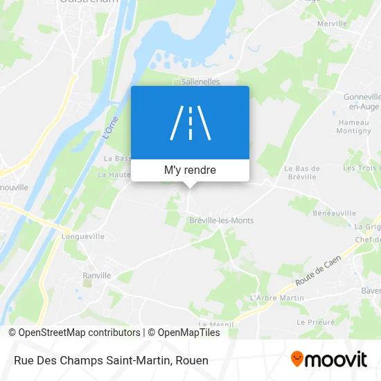 Rue Des Champs Saint-Martin plan