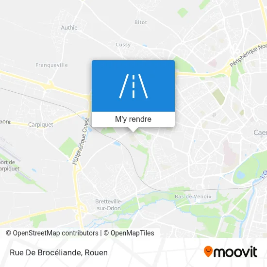 Rue De Brocéliande plan