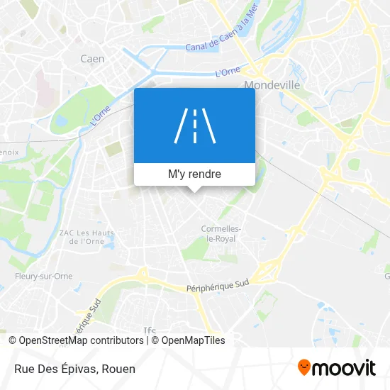 Rue Des Épivas plan