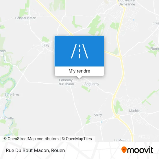 Rue Du Bout Macon plan